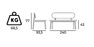 Chester Sofa Bank Gastronomie Größe.webp