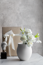 VILLEROY &amp; BOCH Manufacture Collier weiß Perle Vase, 17 x 18 cm