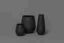 VILLEROY &amp; BOCH Manufacture Collier schwarz Carré Vase, 12 x 26 cm