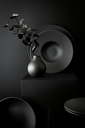 VILLEROY &amp; BOCH Manufacture Collier schwarz Perle Vase, 11 x 12 cm