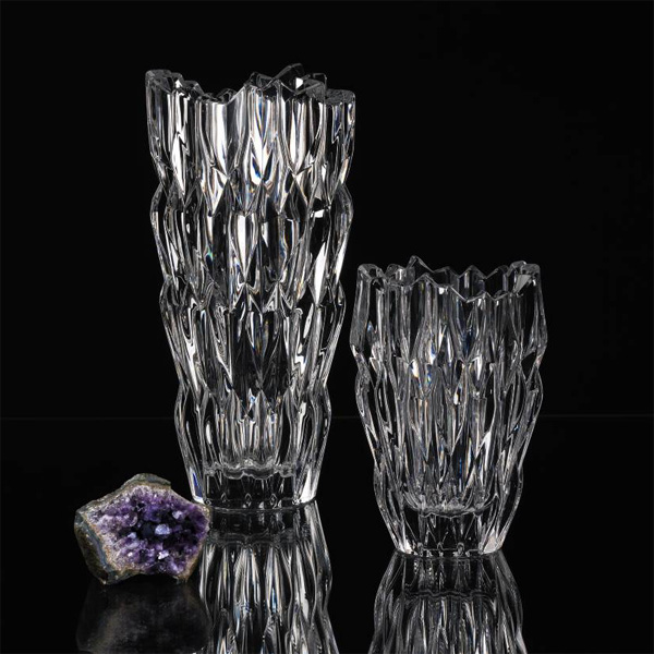 NACHTMANN Glasvase Vase Quartz Oval 16 cm