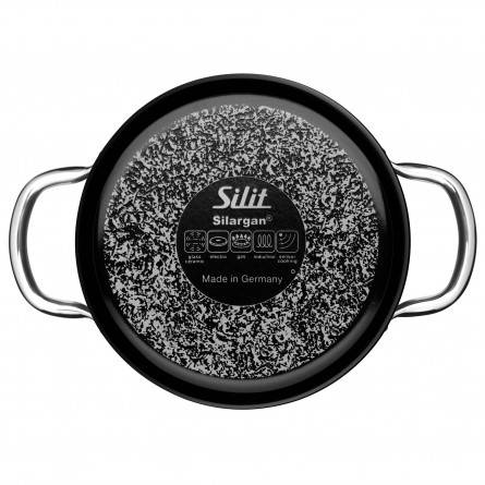 Silit Passion Black Fleischtopf mit Deckel, Ø 24 cm
