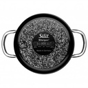 Silit Passion Black Fleischtopf mit Deckel, Ø 24 cm