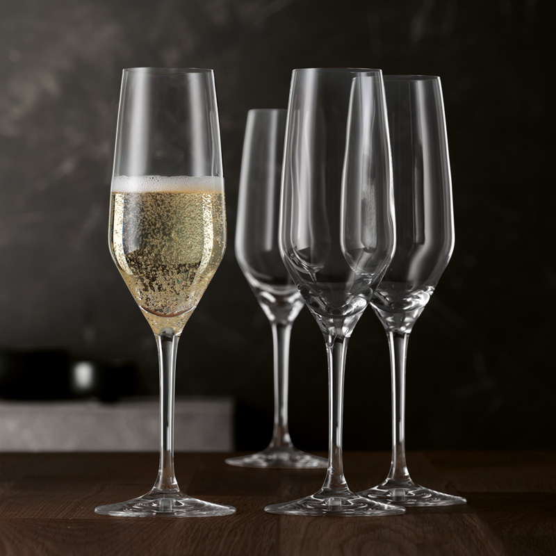 SPIEGELAU Style Champagnerflöte Sektglas, 4er-Set