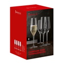 SPIEGELAU Style Champagnerflöte Sektglas, 4er-Set