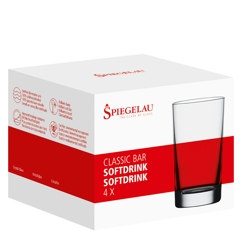 SPIEGELAU Classic Bar Softdrinkglas, 4er-Set