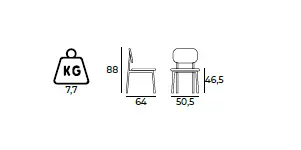 195-Crea-Polsterstuhl-Maße.webp