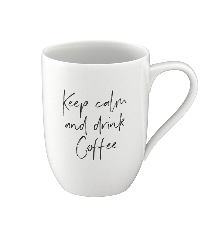 VILLEROY &amp; BOCH Statement Becher &quot;Keep calm and drink coffee&quot;