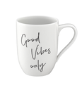 Becher mit Henkel Good Vibes only 0,34l like by Villeroy &amp; Boch