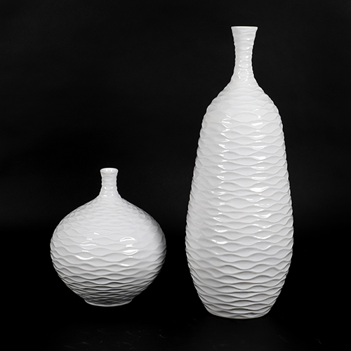 Keramik Deko-Vase, Mailand, bauchig