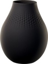 Manufacture Collier noir Vase Perle hoch 16x16x20cm   VILLEROY &amp; BOCH