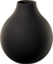 VILLEROY &amp; BOCH Manufacture Collier noir Vase Perle klein, 11 x 11 x 12 cm