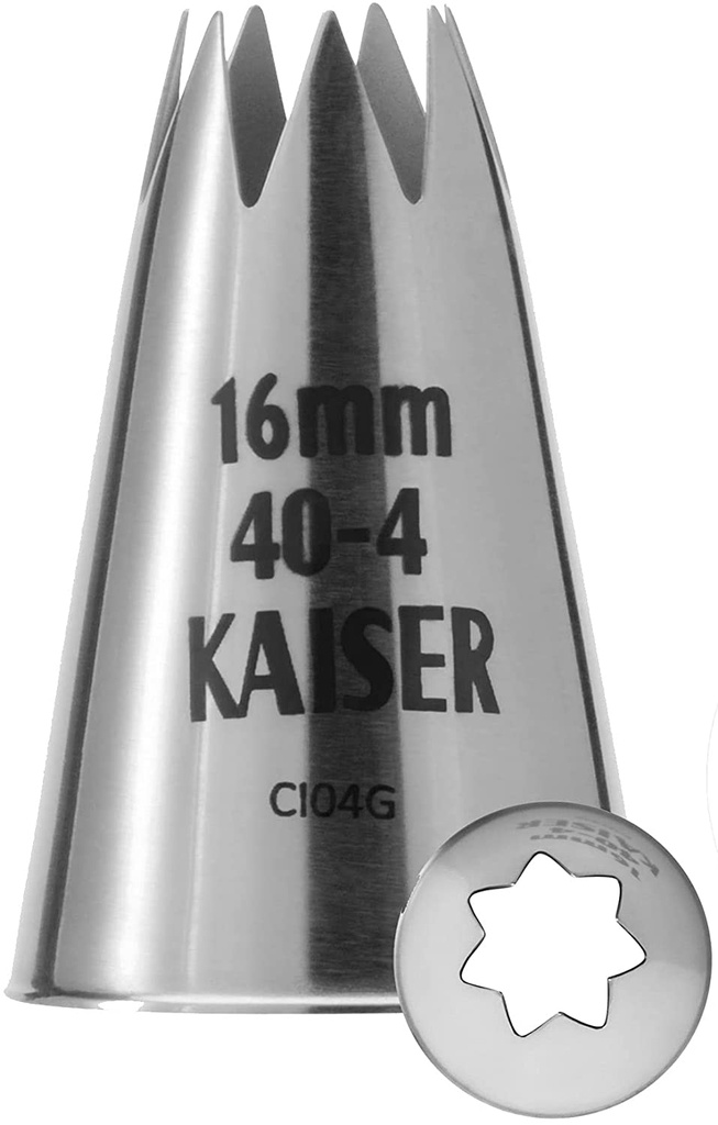 KAISER Sterntülle 16 mm, Spritztülle