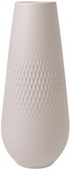 Manufacture Collier Sand Vase Carré hoch 11,5x11,5x26cm VILLEROY &amp; BOCH