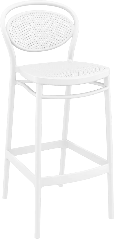 Marcel 75 Outdoor Barhocker aus Kunststoff