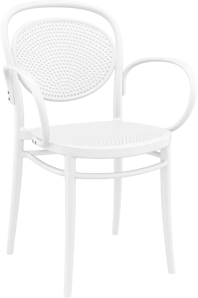 Marcel XL Gartensessel - mit Armlehne - Kunststoff - stapelbar