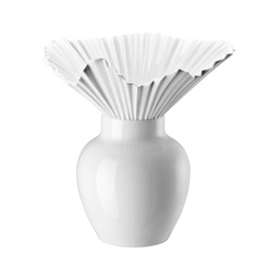 [14438-800001-26027] ROSENTHAL Falda Weiss Vase 27cm
