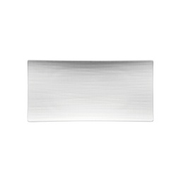 [11770-800001-12383] ROSENTHAL Mesh Weiss Platte Flach 26x13 cm