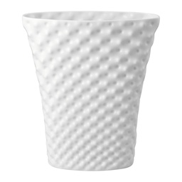 [26552] ROSENTHAL Vibrations Weiss Vase 32 cm Oval