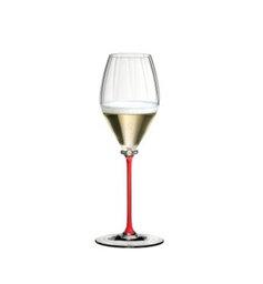 [4884/28R] FATTO A MANO PERFORMANCE CHAMPAGNE GLASS RED