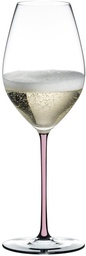 [7900/28-1] RIEDEL Fatto A Mano Gift Set Champagne Glass 6x Pink