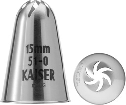 [2300662510] KAISER Rosettentülle 6-zackig 15 mm