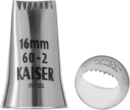 [2300662602] KAISER Sternbandtülle 16 mm, Spritztülle