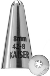[2300662428] KAISER Sterntülle geschlossen 8 mm